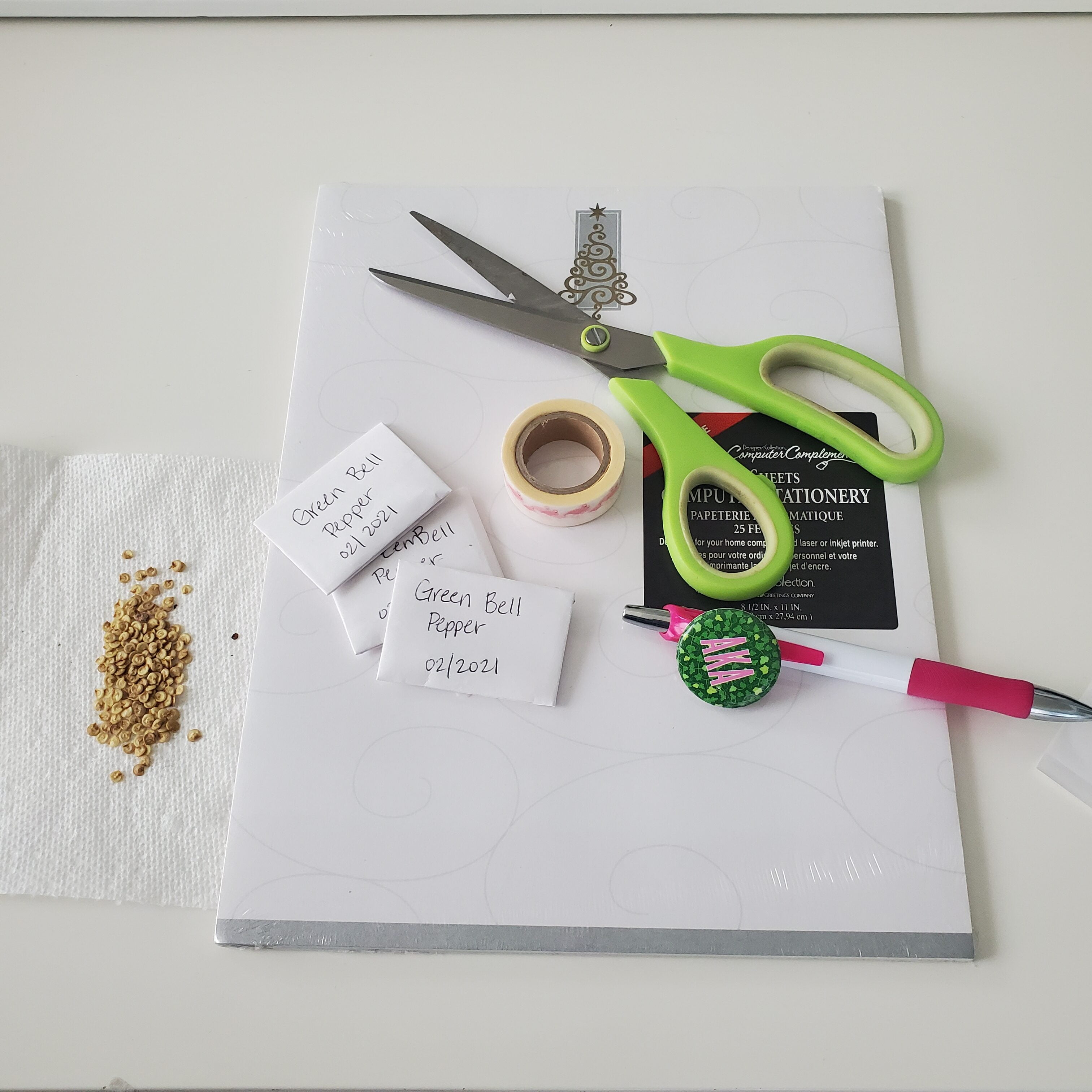 How to make seed envelopes for free